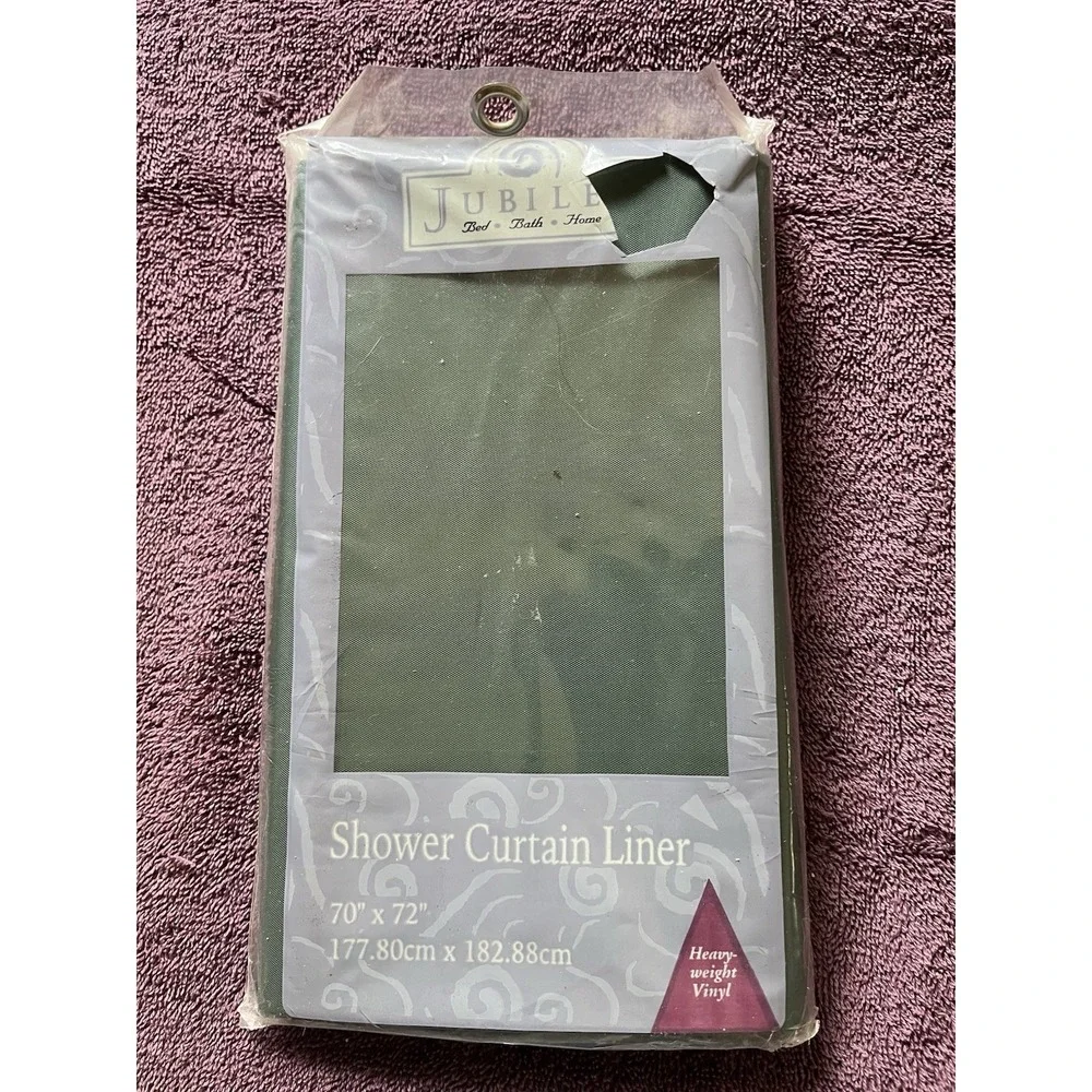 VTG Jubilee Heavy Weight Vinyl Shower Curtain  Liner 70